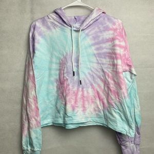 Cotton Candy Colored Tie Dye Sweatshirt Sweater